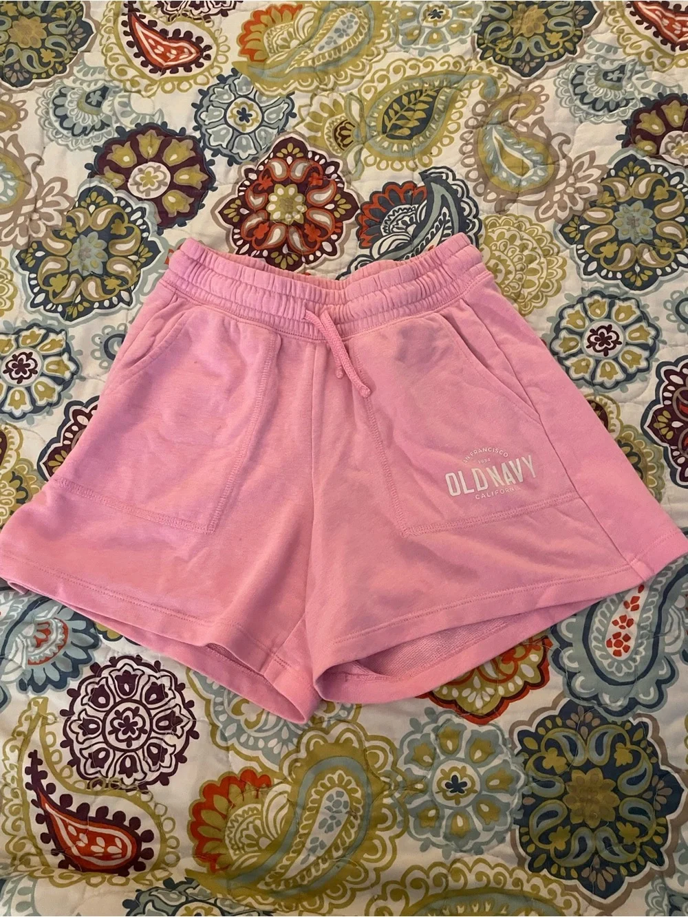 Old Navy Light Pink Girls' Drawstring Shorts